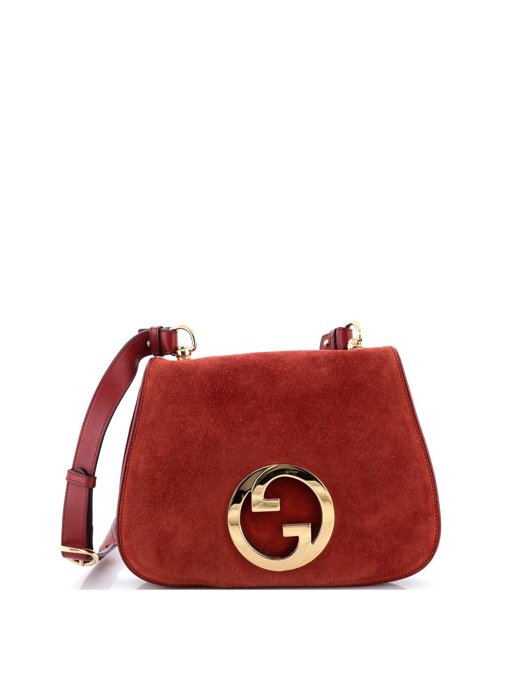 Gucci Blondie Nm Flap Bag Suede Medium #260597G11B